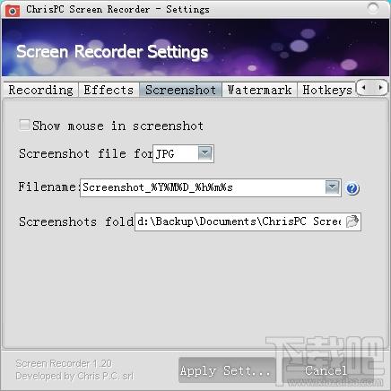 ChrisPC Screen Recorder,屏幕录制软件