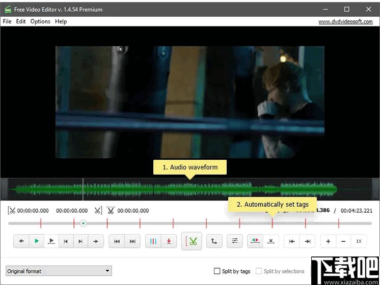 DVDVideoSoft Free Video Editor下载,视频剪辑,视频编辑