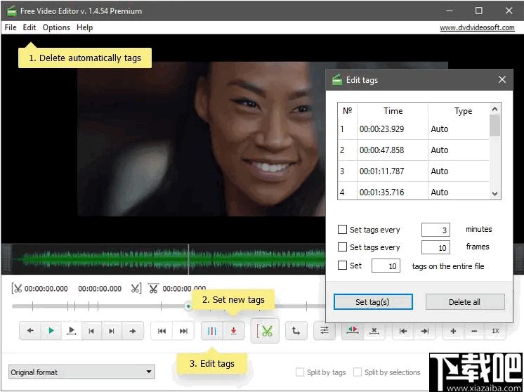 DVDVideoSoft Free Video Editor下载,视频剪辑,视频编辑