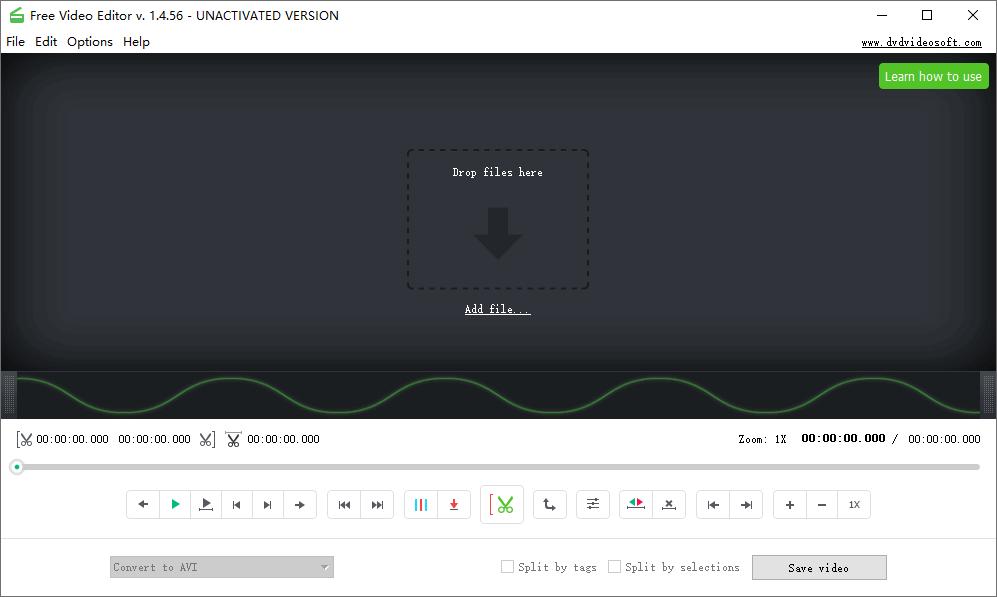 DVDVideoSoft Free Video Editor下载,视频剪辑,视频编辑