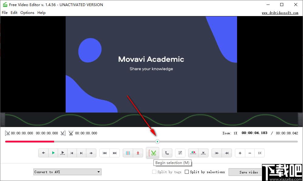DVDVideoSoft Free Video Editor下载,视频剪辑,视频编辑